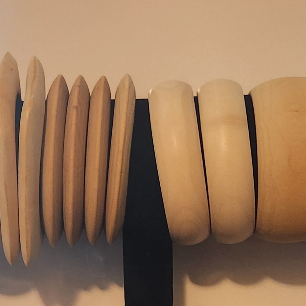 *SOLD*Natural Wood Bangles